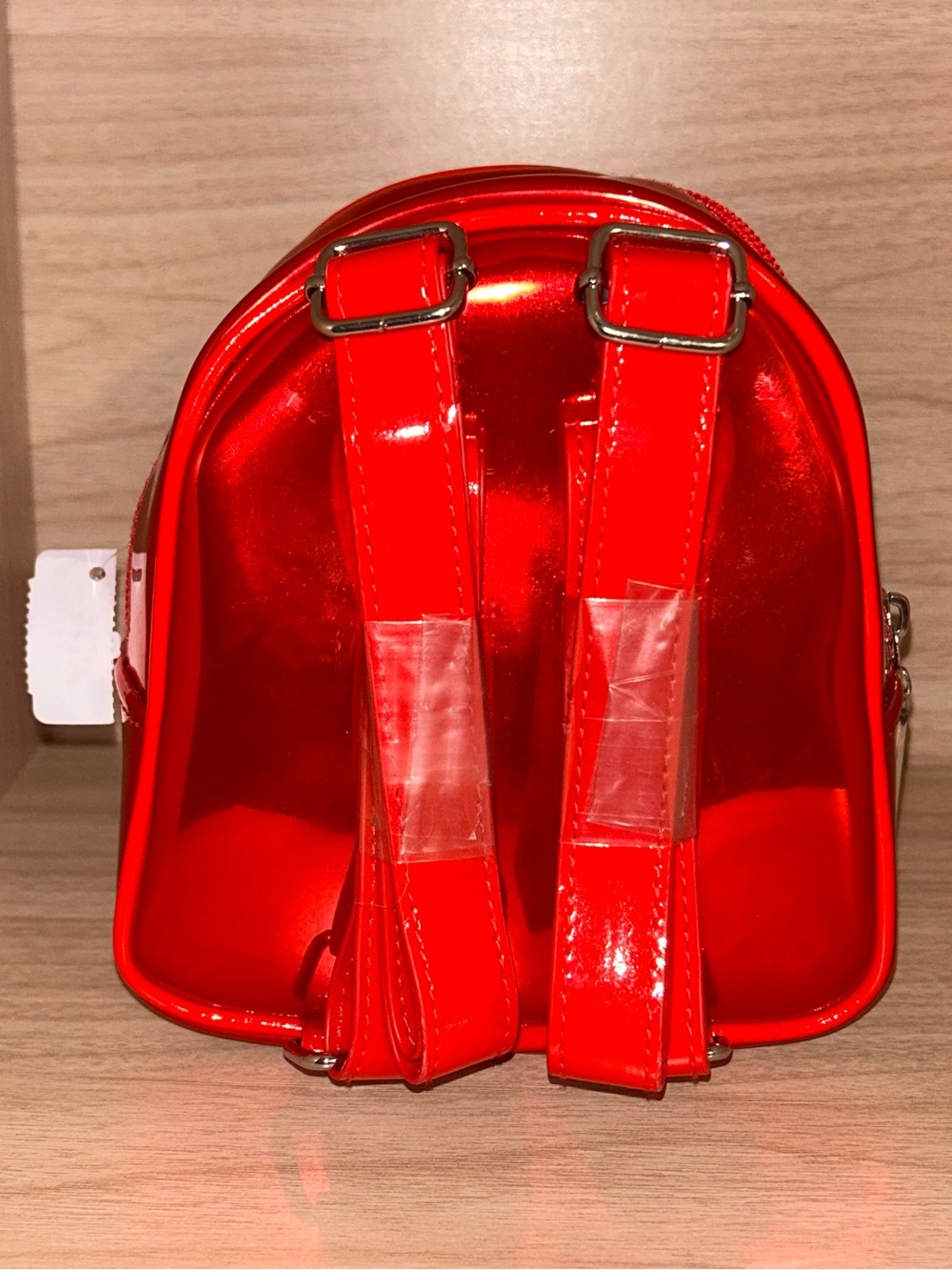 Bath & Body Works BBW Candy Cane Red Christmas Mini Backpack - Picture 3 of 6